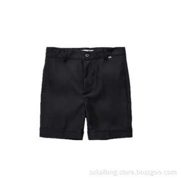 Boys' Polyester Black Short